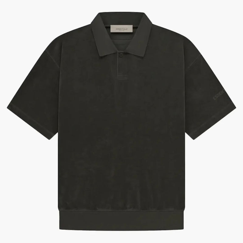 Fear of God Essentials SS Terry Polo Off Black