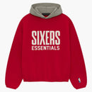 Fear Of God Essentials Sixers Hoodie Red