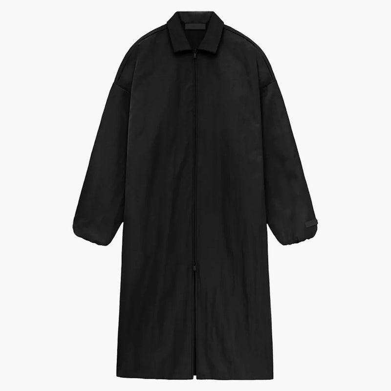Fear Of God Essentials Textured Nylon Trench Black