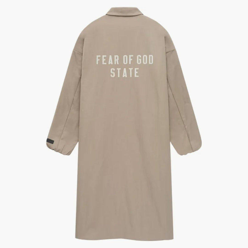 Fear Of God Essentials Textured Nylon Trench Desert Sand