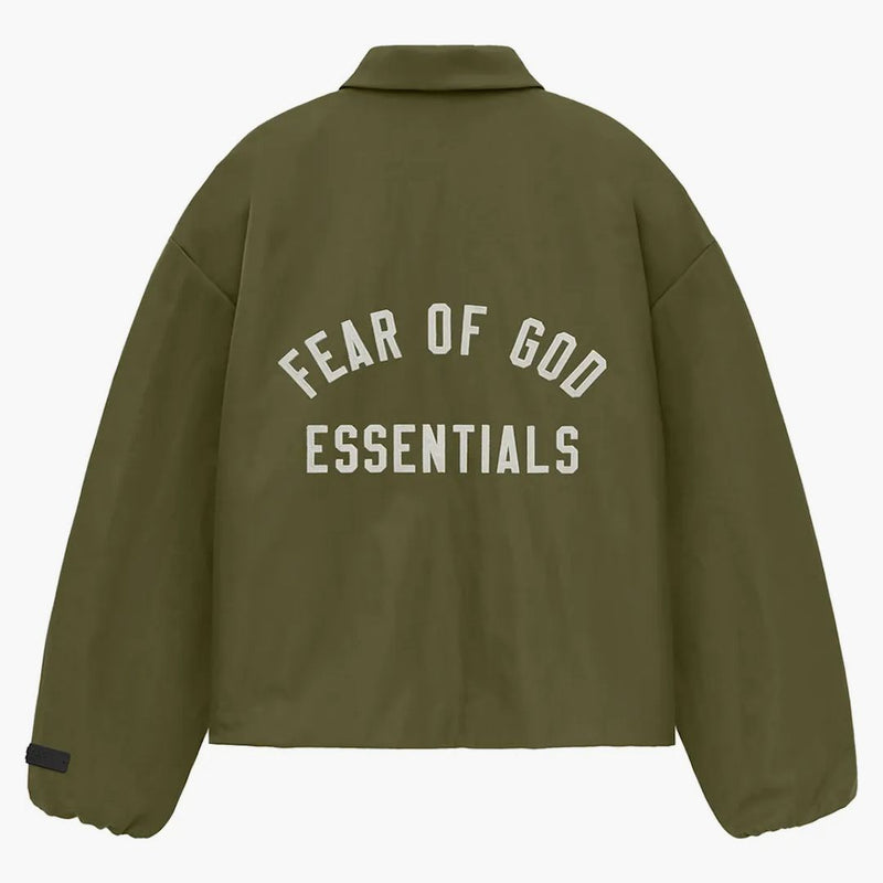 Paura di Dio Essentials testurizzata giacca da camionista in nylon militare