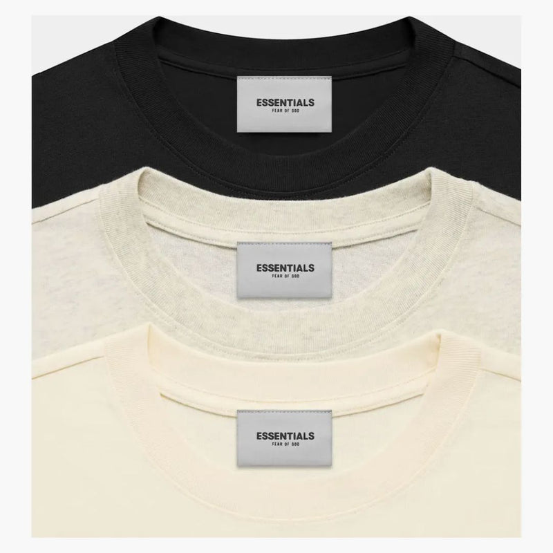 Fear Of God Essentials T-shirts (3-pack) Black/heather/cream