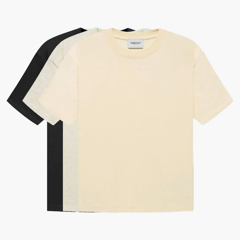 Fear Of God Essentials T-shirts (3-pack) Black/heather/cream