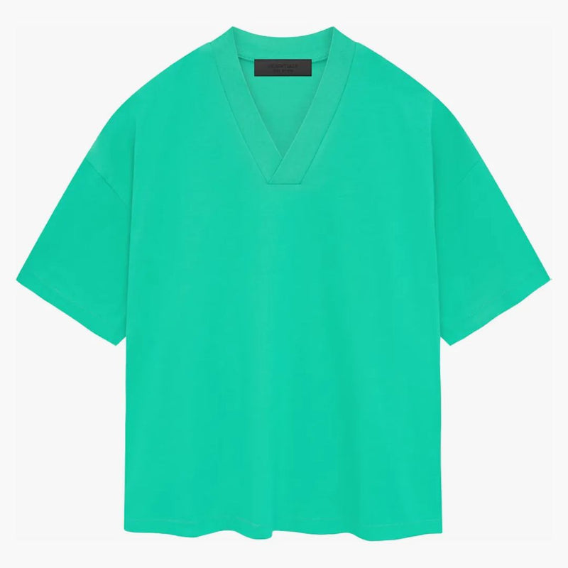 Fear of God Essentials V-Neck Tee Mint Leaf
