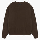Fear Of God Essentials Waffle Crewneck Sweater Brown
