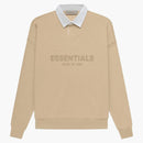 Fear Of God Essentials Waffle Henley Rugby Sand