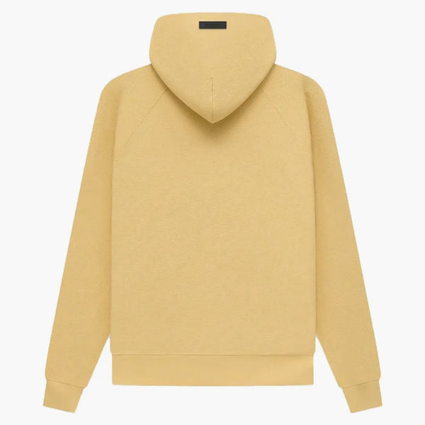Paura di Dio Essentials Waffle Raglan con cappuccio Light Tuscan