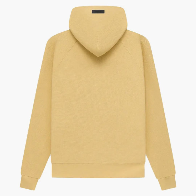 Paura di Dio Essentials Waffle Raglan con cappuccio Light Tuscan