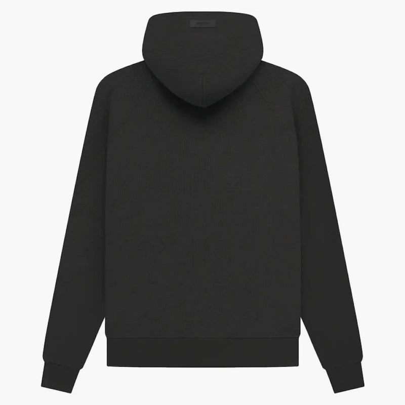 Paura di Dio Essentials Waffle Raglan con cappuccio Black