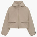 Fear Of God Essentials Women's Bonded Nylon Hooded Anorak Desert Sand