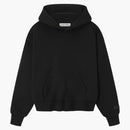 Fear Of God Essentials Womens Classic Fleece Hoodie Jet Black