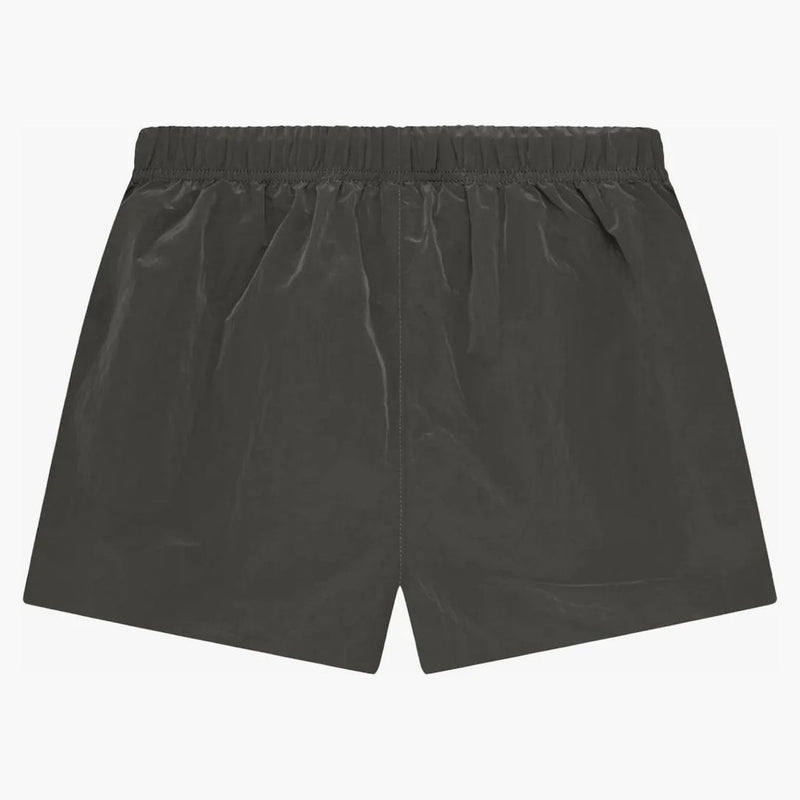 Paura di Dio Essentials Nylon intrecciato femminile che corre corto inchiostro