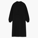 Fear Of God Essentials Women's Fleece Crewneck Dress (fw24) Black