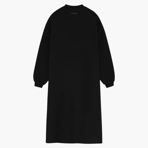 Rädsla för Gud Essentials Women's Fleece Crewneck Dress (FW24) Black