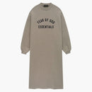 Fear Of God Essentials Women's Fleece Crewneck Dress Heather Gray