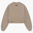 Fear Of God Essentials Women's Fleece Cropped Crewneck Desert Sand
