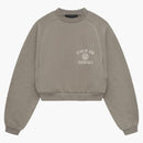 Fear of God Essentials Women's Fleece Cropped Crewneck (FW24) Heather Gray