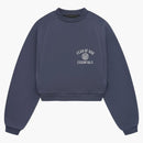 Fear Of God Essentials Women's Fleece Cropped Crewneck Marine