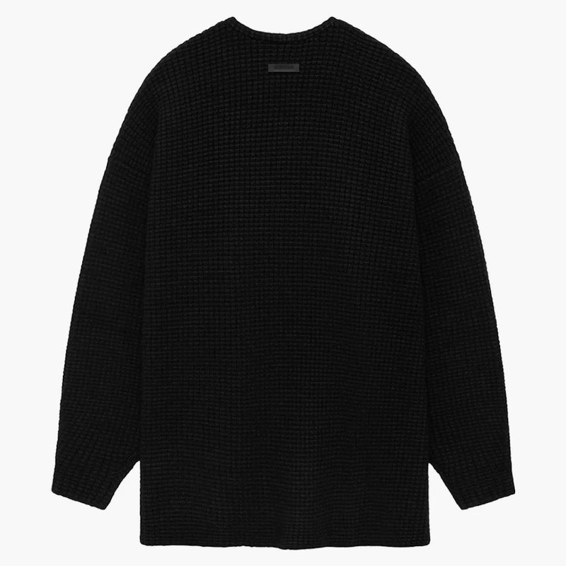 Fear of God Essentials Womens Knit Long Cardigan Black