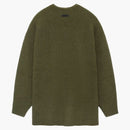 Fear Of God Essentials Womens Knit Long Cardigan Military