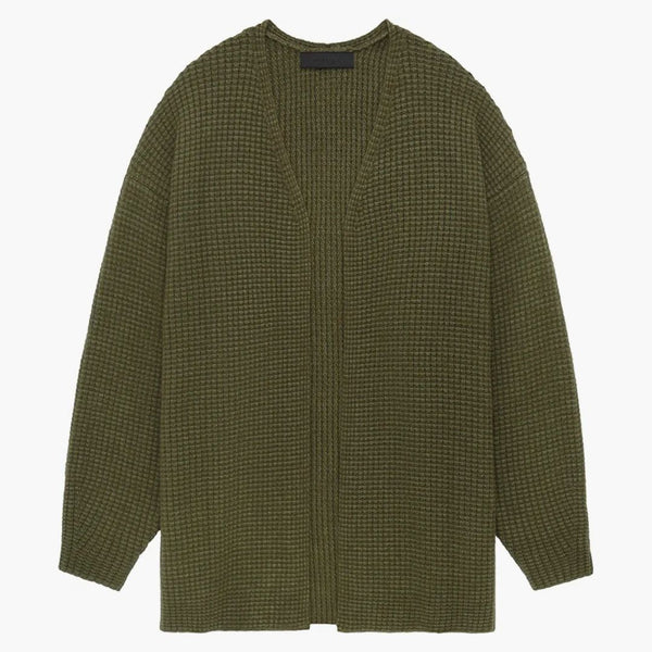 Fear Of God Essentials Womens Knit Long Cardigan Military