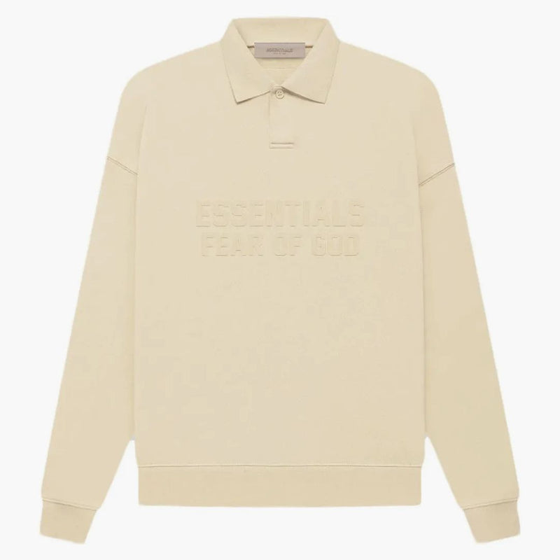 Fear of God Essentials Women's L/S Polo Egg Shell
