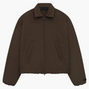 Fear Of God Essentials Women's Military Nylon Bomber Jacket Brown