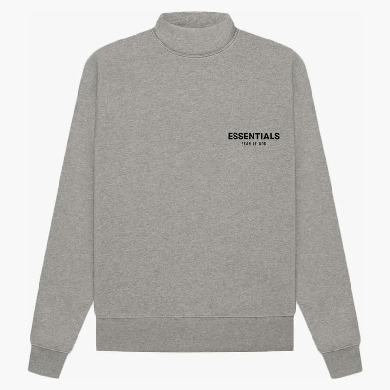 Paura di Dio Essentials Mockneck femminile (SS22) Farina d'avena scura