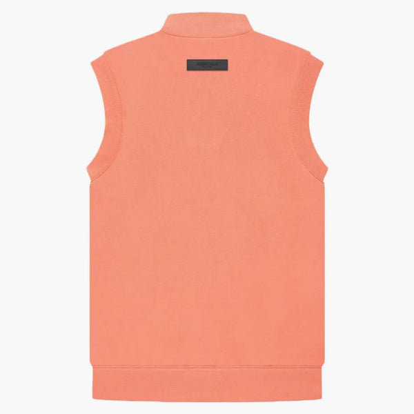 Fear of God Essentials Women's Mockneck Vest Coral