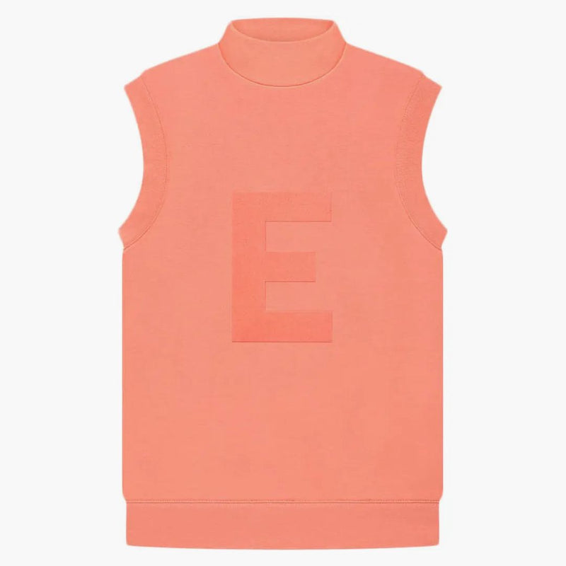 Fear of God Essentials Women's Mockneck Vest Coral