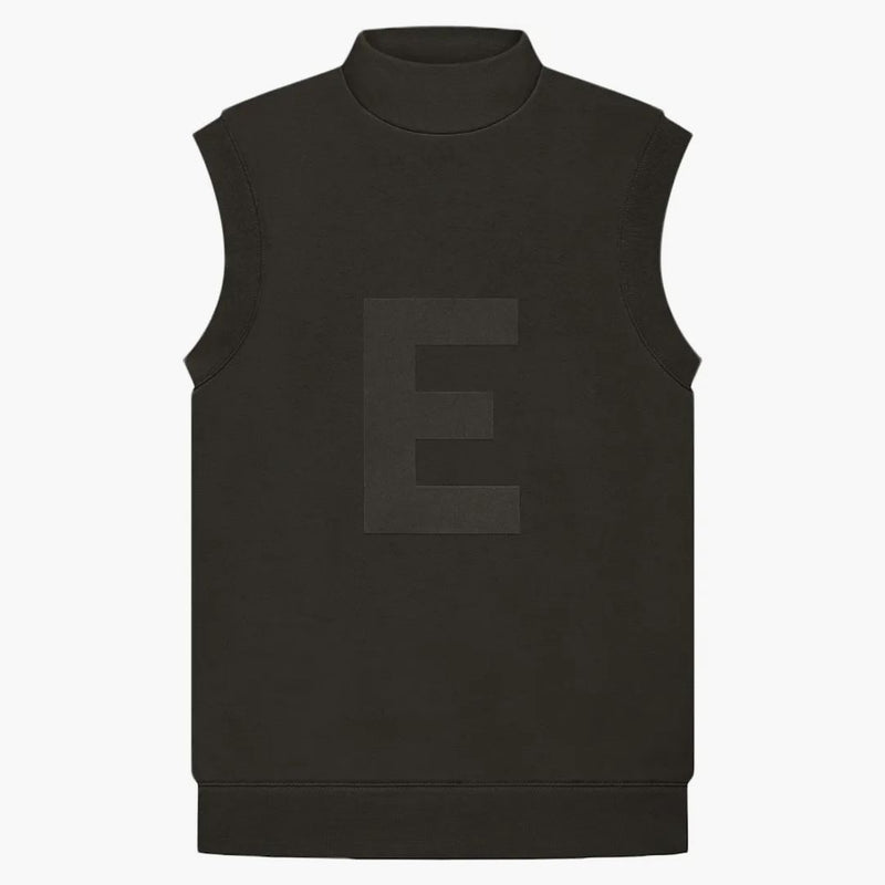 Fear of God Essentials Women's Mockneck Vest Off Black