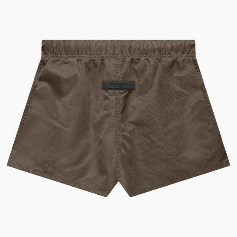 Fear of God Essentials Women's Nylon Running Shorts Wood