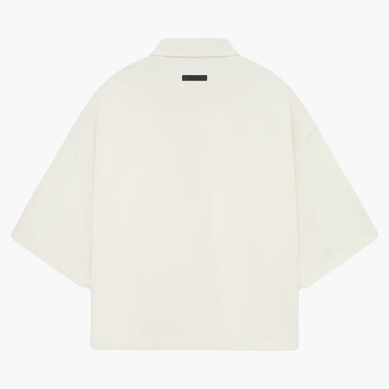 Fear Of God Essentials Womens Pique Cropped Polo Shell