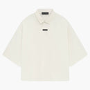 Fear Of God Essentials Womens Pique Cropped Polo Shell