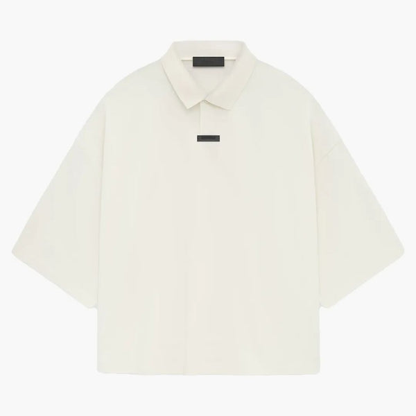 Fear Of God Essentials Womens Pique Cropped Polo Shell