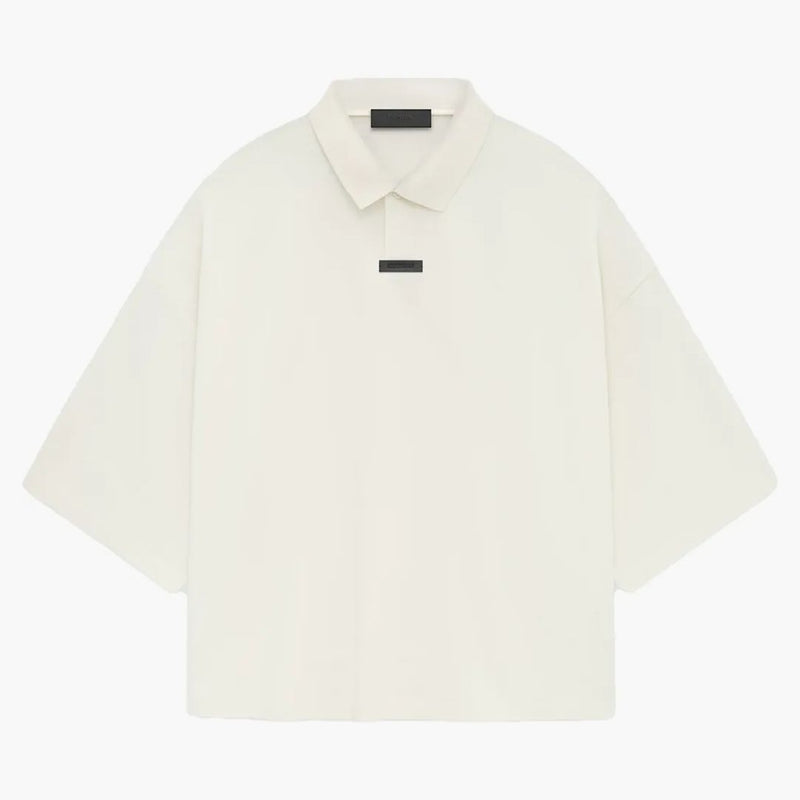Fear Of God Essentials Womens Pique Cropped Polo Shell