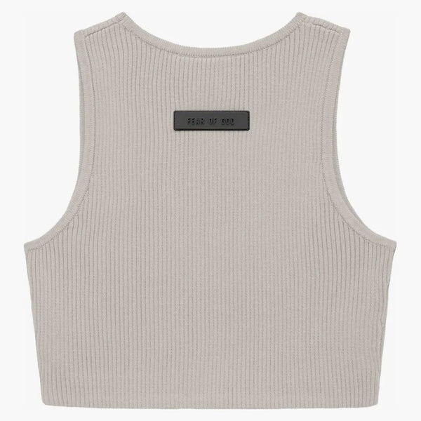 Paura di Dio Essenziale Sport Sport Sport Tank Silver Cloud