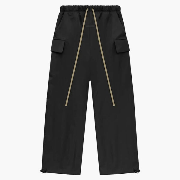Fear Of God Essentials Womens Textured Nylon Field Pant Black