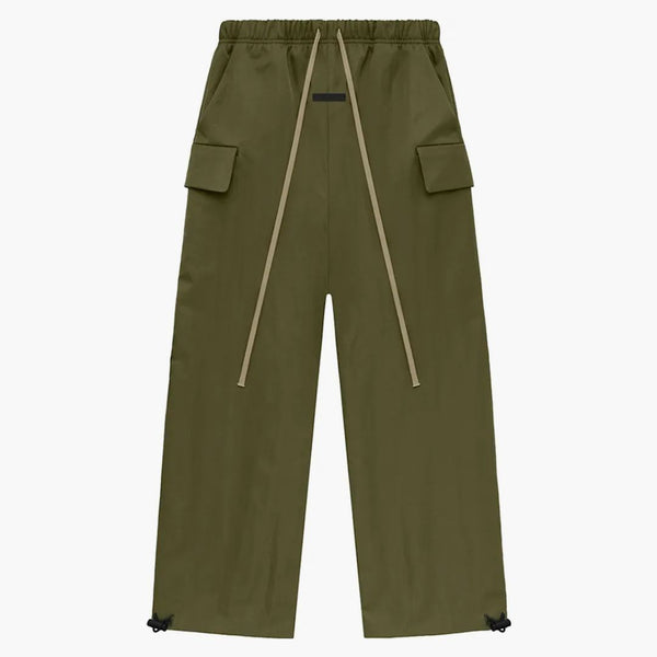 Fear of God Essentials Womens Textured Nylon Field Pant Military