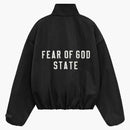 Rädsla för Gud Essentials Womens Textured Nylon Track Jacket Black