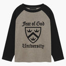 Fear Of God Essentials Women's Tri-blend Baseball Shirt Heather Gray