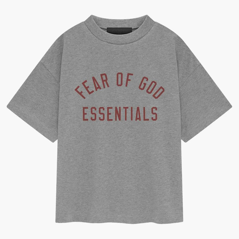 Rädsla för Gud Essentials Womens Tri-Blend Crewneck Tea Dark Heather