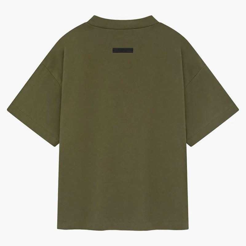 Fear Of God Essentials Womens Tri-blend Crewneck Tee Military