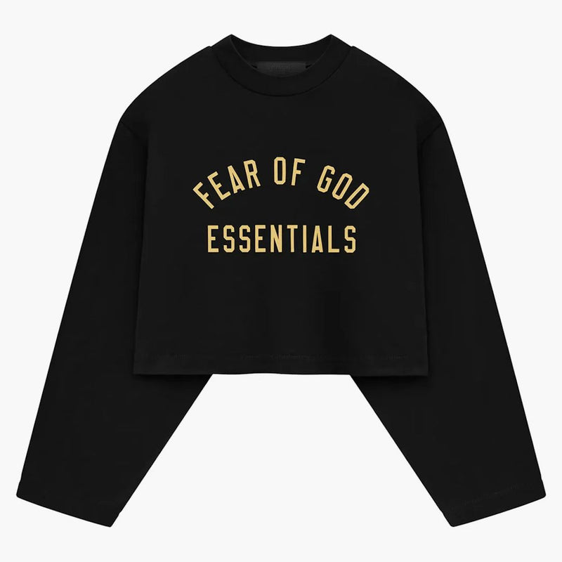 Strach z Boha Essentials Dámské tri-blend oříznuté košile s dlouhým