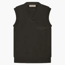 Fear of God Essentials Women's V Neck Vest Off Black