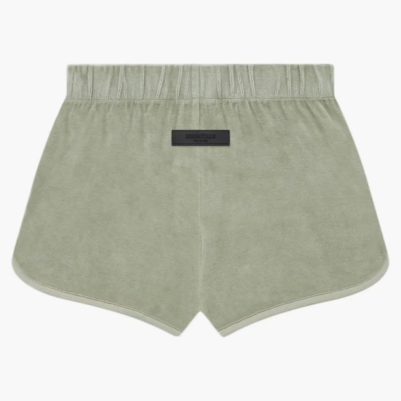 Fear of God Essentials Women's Velour Beach Short Seafoam