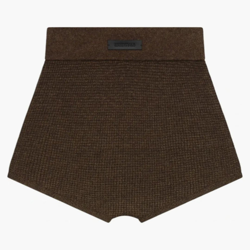 Rädsla för Gud Essentials Women's Waffle Boxer Brown