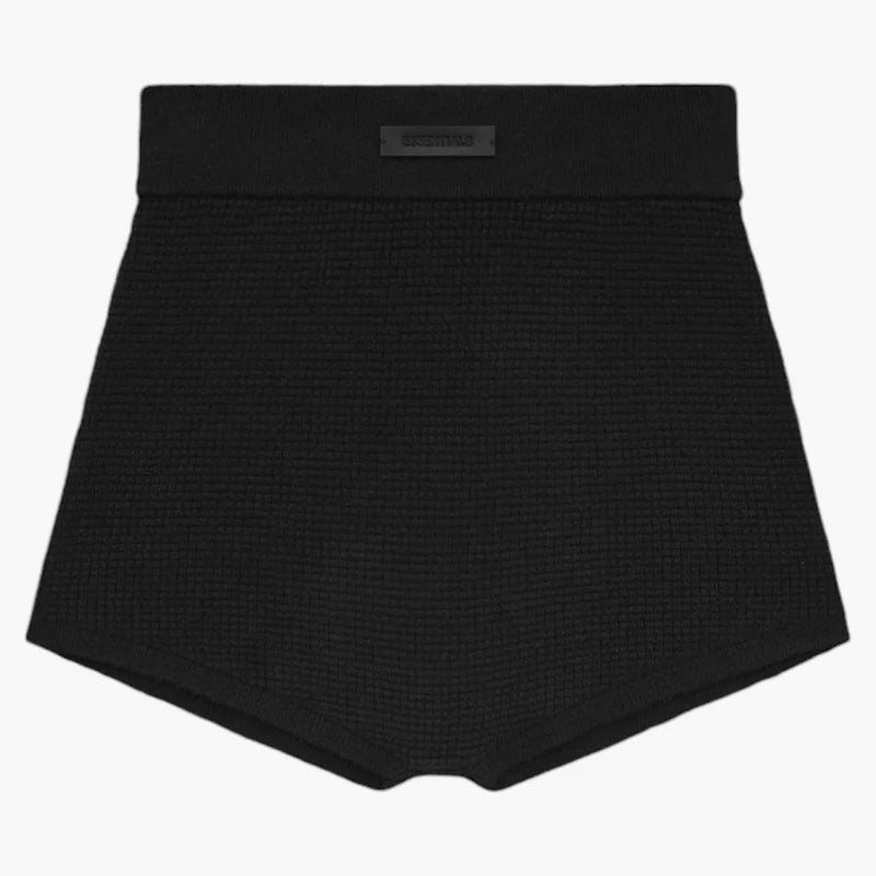 Fear of God Essentials Womens Waffle Boy Short Black