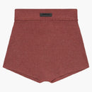 Fear of God Essentials Womens Waffle Boy Short Crimson