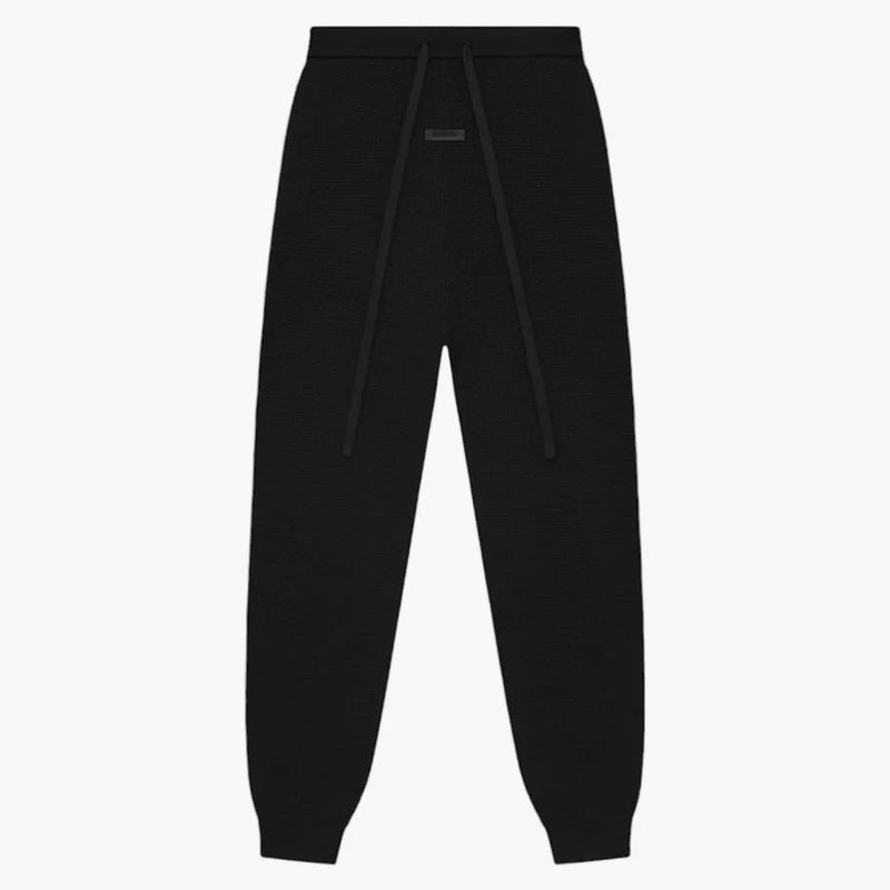 Fear Of God Essentials Womens Waffle Fitted Sweatpant Black